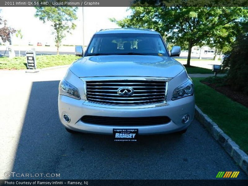 Liquid Platinum / Graphite 2011 Infiniti QX 56 4WD