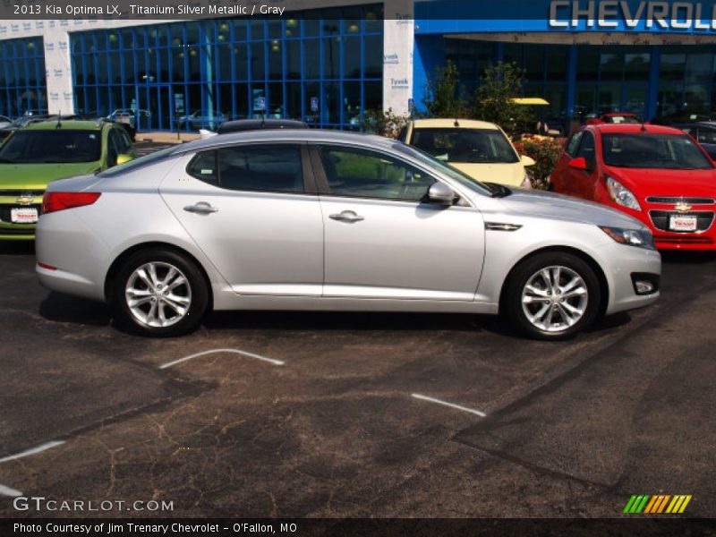 Titanium Silver Metallic / Gray 2013 Kia Optima LX