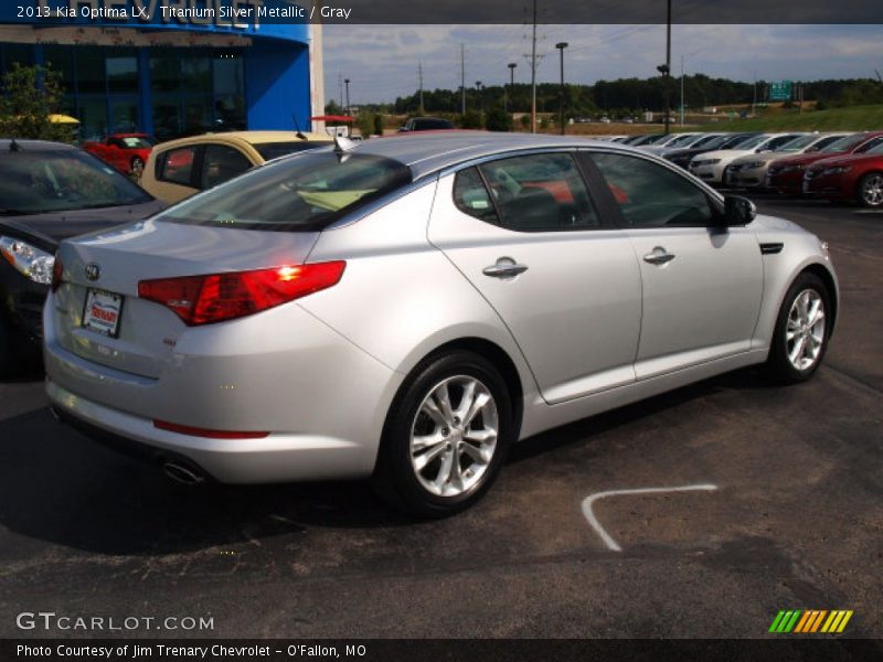 Titanium Silver Metallic / Gray 2013 Kia Optima LX