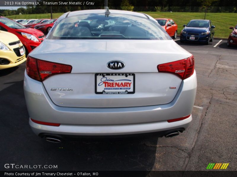 Titanium Silver Metallic / Gray 2013 Kia Optima LX