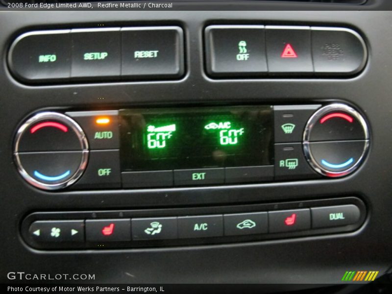 Redfire Metallic / Charcoal 2008 Ford Edge Limited AWD