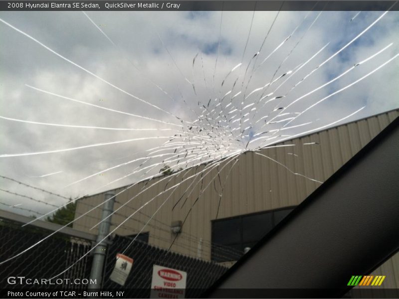 QuickSilver Metallic / Gray 2008 Hyundai Elantra SE Sedan