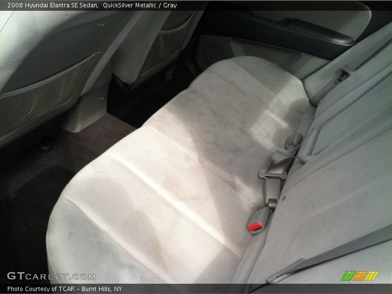 QuickSilver Metallic / Gray 2008 Hyundai Elantra SE Sedan