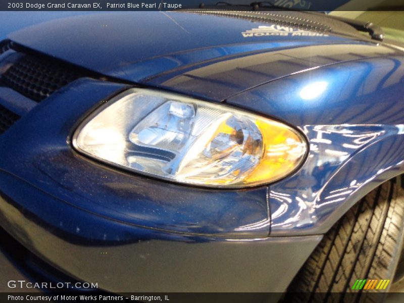Patriot Blue Pearl / Taupe 2003 Dodge Grand Caravan EX