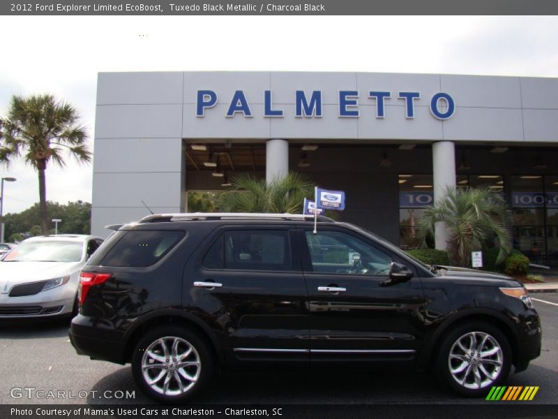 Tuxedo Black Metallic / Charcoal Black 2012 Ford Explorer Limited EcoBoost