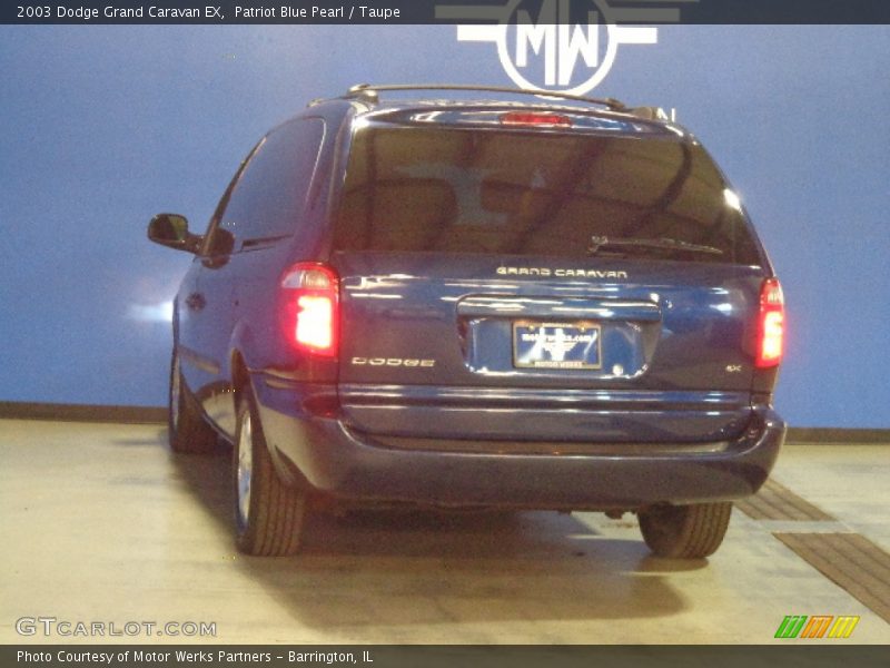 Patriot Blue Pearl / Taupe 2003 Dodge Grand Caravan EX