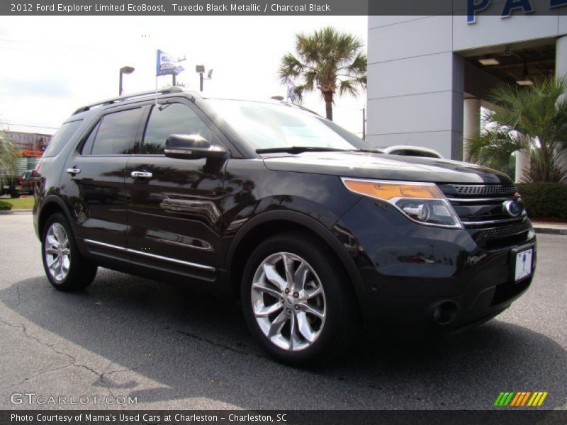 Tuxedo Black Metallic / Charcoal Black 2012 Ford Explorer Limited EcoBoost