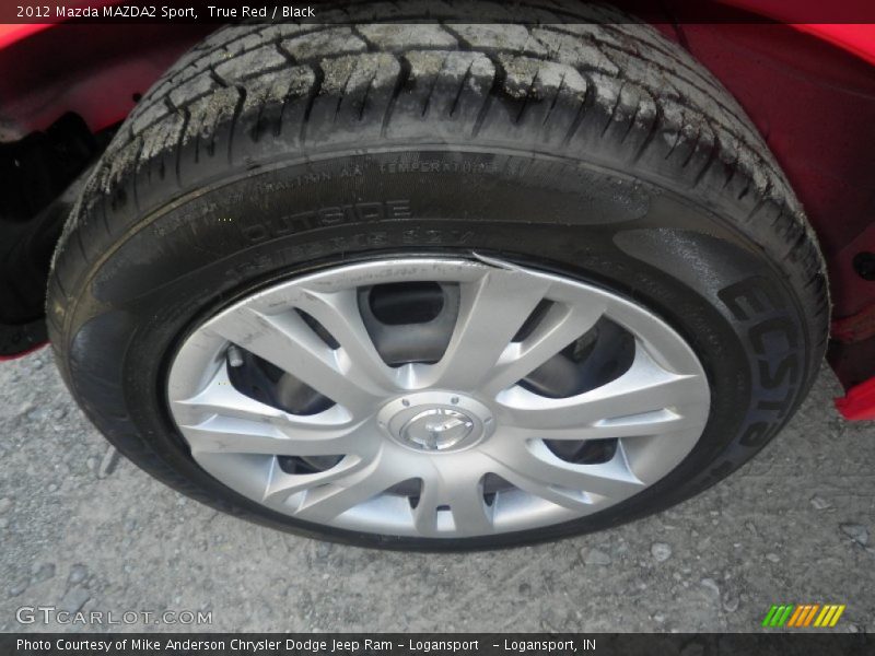 True Red / Black 2012 Mazda MAZDA2 Sport