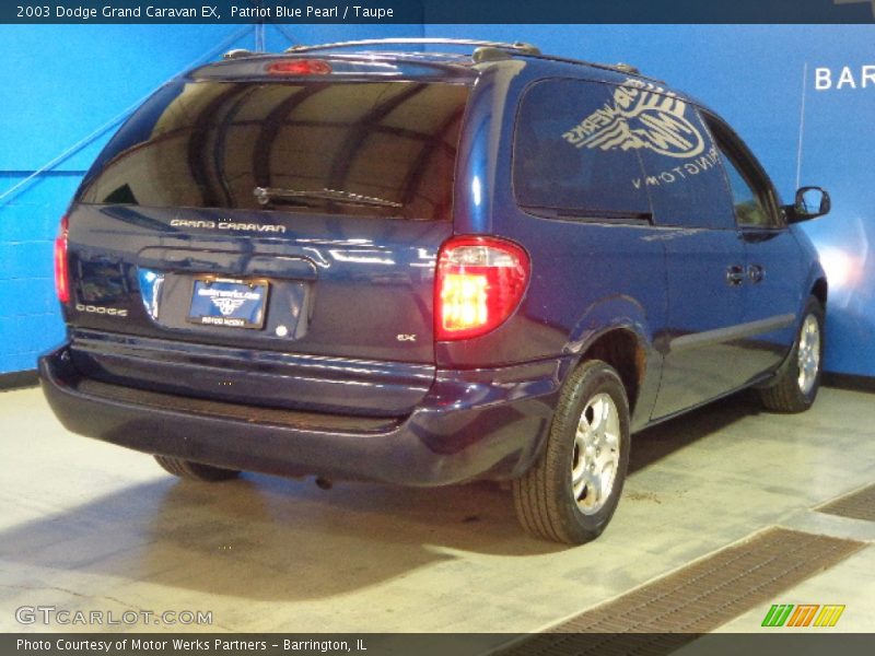 Patriot Blue Pearl / Taupe 2003 Dodge Grand Caravan EX