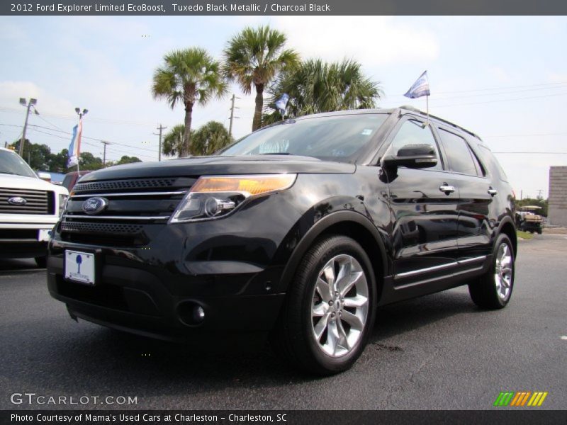 Tuxedo Black Metallic / Charcoal Black 2012 Ford Explorer Limited EcoBoost