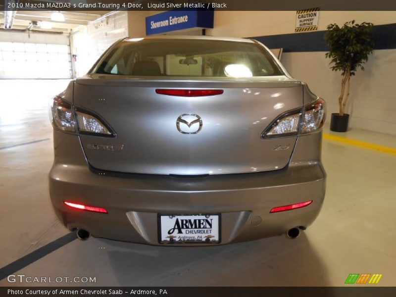Liquid Silver Metallic / Black 2010 Mazda MAZDA3 s Grand Touring 4 Door
