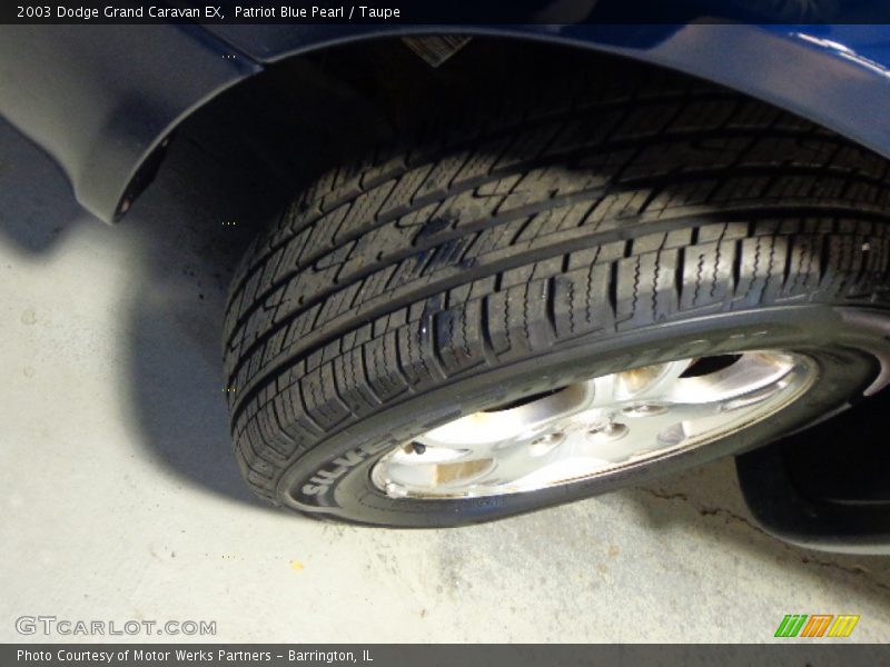 Patriot Blue Pearl / Taupe 2003 Dodge Grand Caravan EX