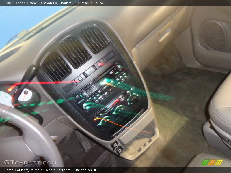 Patriot Blue Pearl / Taupe 2003 Dodge Grand Caravan EX