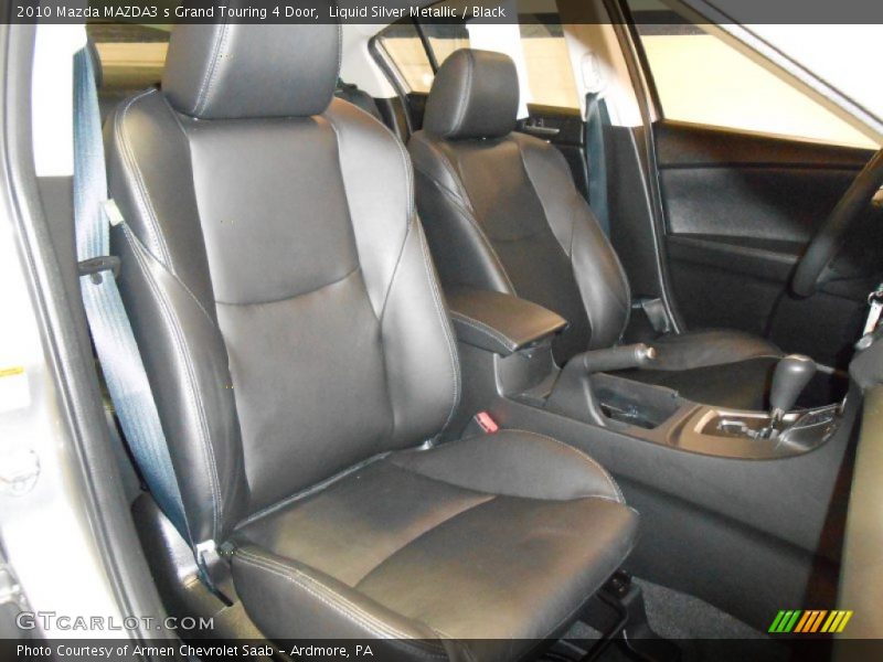 Liquid Silver Metallic / Black 2010 Mazda MAZDA3 s Grand Touring 4 Door