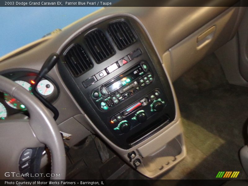 Patriot Blue Pearl / Taupe 2003 Dodge Grand Caravan EX