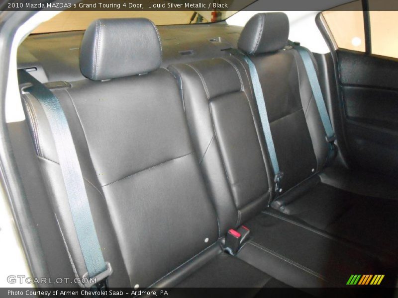 Liquid Silver Metallic / Black 2010 Mazda MAZDA3 s Grand Touring 4 Door