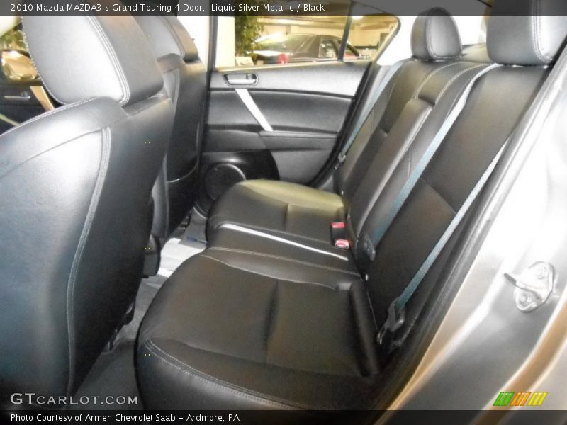 Liquid Silver Metallic / Black 2010 Mazda MAZDA3 s Grand Touring 4 Door