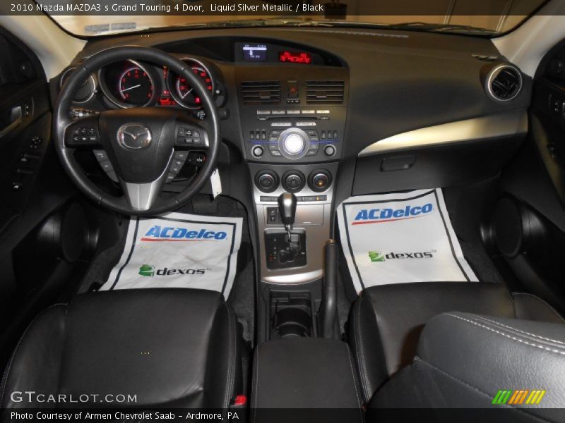 Liquid Silver Metallic / Black 2010 Mazda MAZDA3 s Grand Touring 4 Door