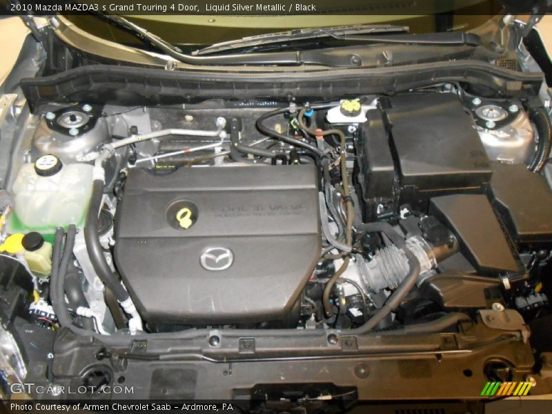 Liquid Silver Metallic / Black 2010 Mazda MAZDA3 s Grand Touring 4 Door