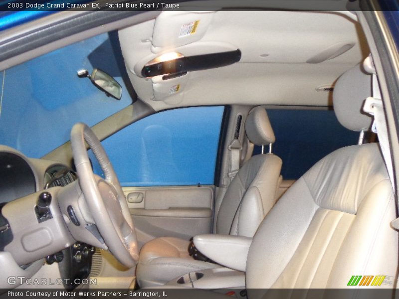 Patriot Blue Pearl / Taupe 2003 Dodge Grand Caravan EX