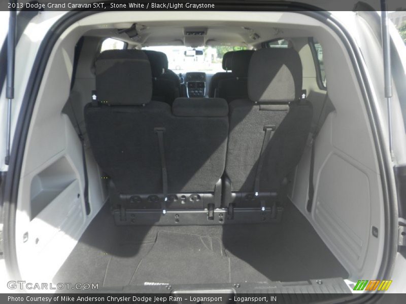 Stone White / Black/Light Graystone 2013 Dodge Grand Caravan SXT