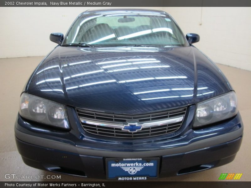Navy Blue Metallic / Medium Gray 2002 Chevrolet Impala