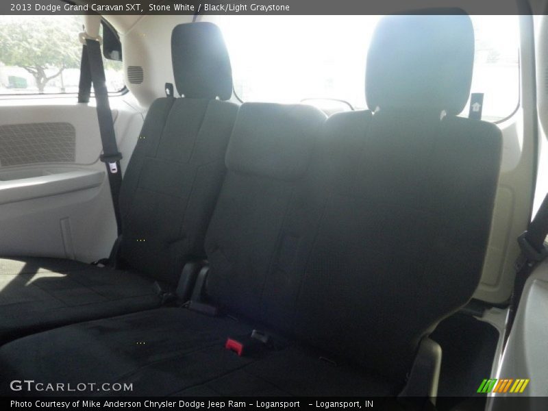 Stone White / Black/Light Graystone 2013 Dodge Grand Caravan SXT