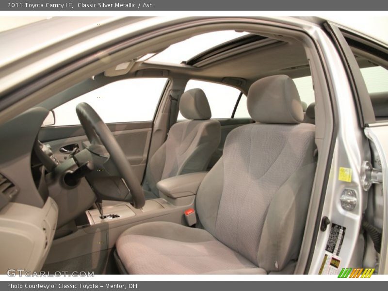Classic Silver Metallic / Ash 2011 Toyota Camry LE