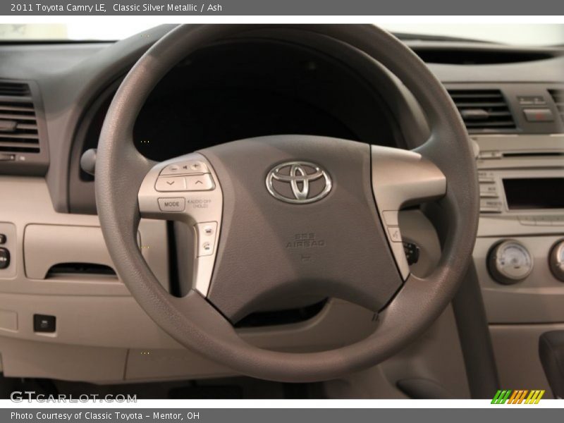 Classic Silver Metallic / Ash 2011 Toyota Camry LE