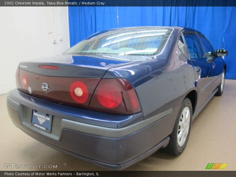 Navy Blue Metallic / Medium Gray 2002 Chevrolet Impala