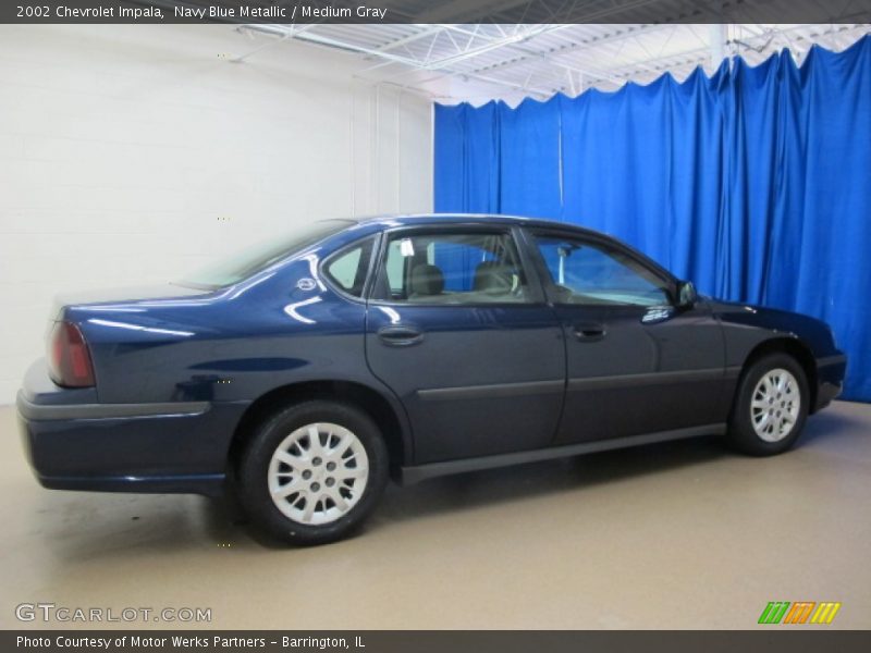 Navy Blue Metallic / Medium Gray 2002 Chevrolet Impala