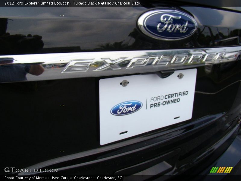 Tuxedo Black Metallic / Charcoal Black 2012 Ford Explorer Limited EcoBoost