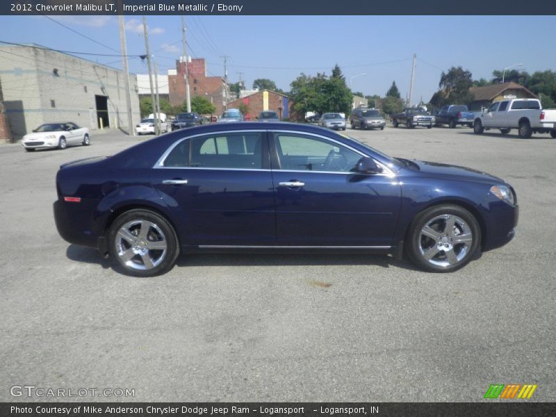 Imperial Blue Metallic / Ebony 2012 Chevrolet Malibu LT