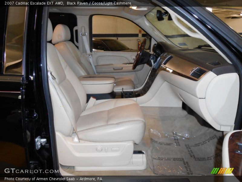 Black Raven / Cocoa/Light Cashmere 2007 Cadillac Escalade EXT AWD