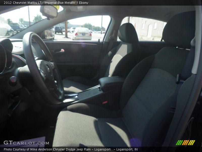 Imperial Blue Metallic / Ebony 2012 Chevrolet Malibu LT