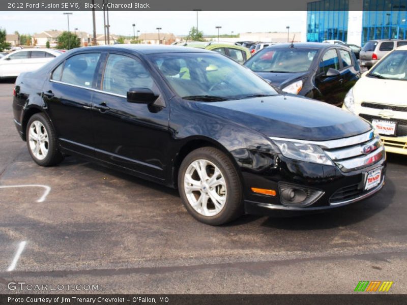 Black / Charcoal Black 2012 Ford Fusion SE V6