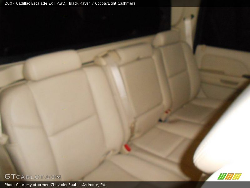 Black Raven / Cocoa/Light Cashmere 2007 Cadillac Escalade EXT AWD