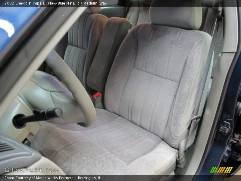 Navy Blue Metallic / Medium Gray 2002 Chevrolet Impala