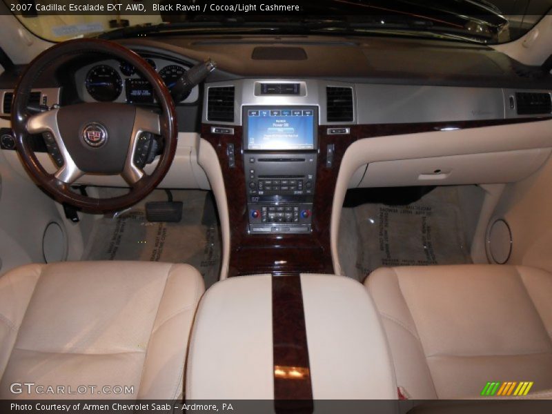 Black Raven / Cocoa/Light Cashmere 2007 Cadillac Escalade EXT AWD