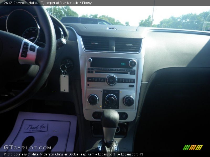 Imperial Blue Metallic / Ebony 2012 Chevrolet Malibu LT