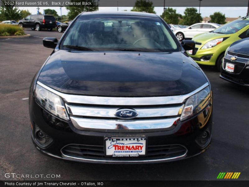 Black / Charcoal Black 2012 Ford Fusion SE V6