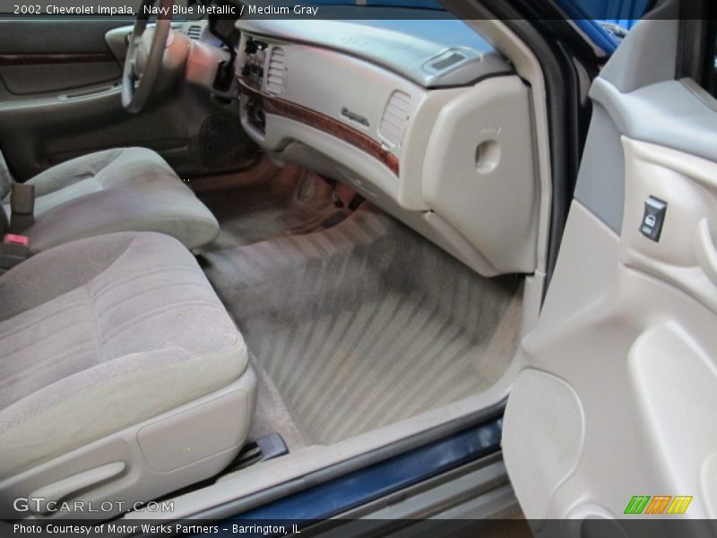 Navy Blue Metallic / Medium Gray 2002 Chevrolet Impala
