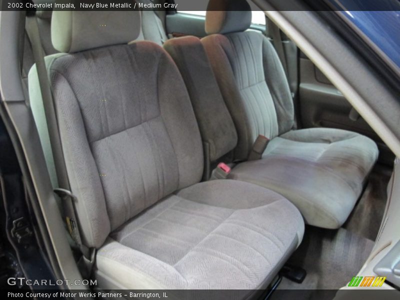 Navy Blue Metallic / Medium Gray 2002 Chevrolet Impala