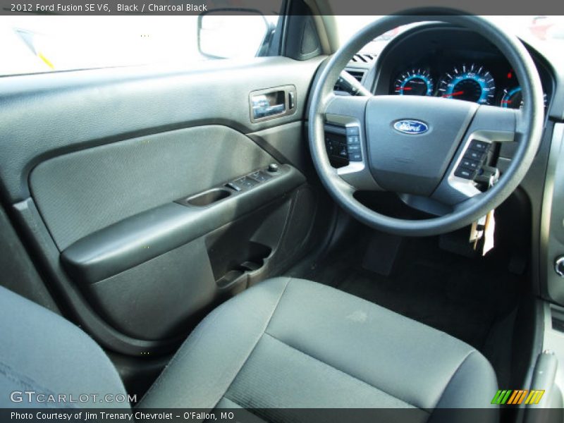 Black / Charcoal Black 2012 Ford Fusion SE V6