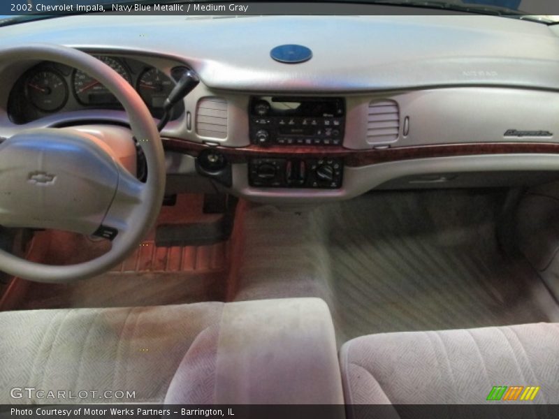 Navy Blue Metallic / Medium Gray 2002 Chevrolet Impala
