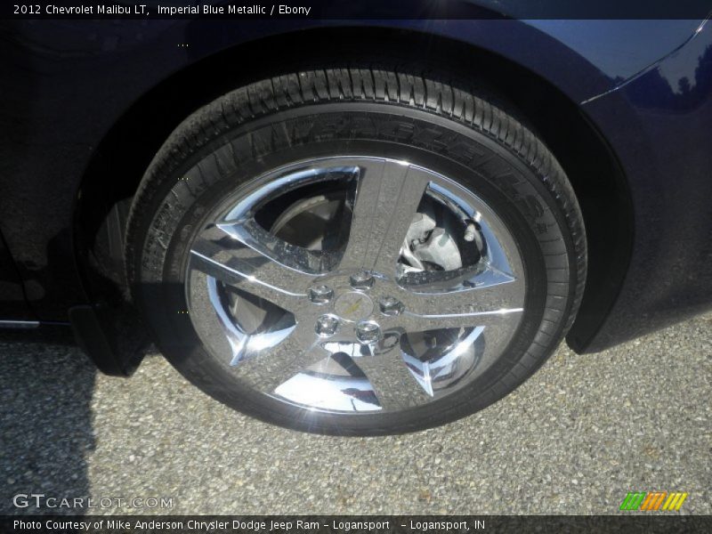 Imperial Blue Metallic / Ebony 2012 Chevrolet Malibu LT