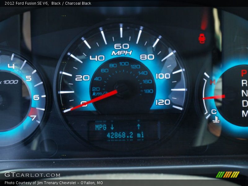 Black / Charcoal Black 2012 Ford Fusion SE V6