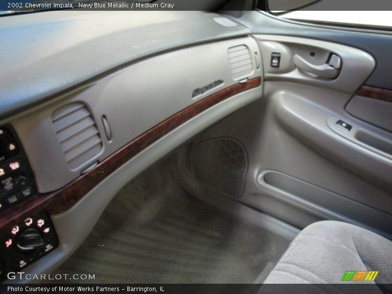 Navy Blue Metallic / Medium Gray 2002 Chevrolet Impala