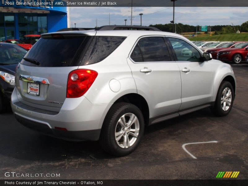 Silver Ice Metallic / Jet Black 2013 Chevrolet Equinox LT AWD