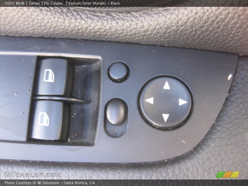 Titanium Silver Metallic / Black 2007 BMW 3 Series 335i Coupe